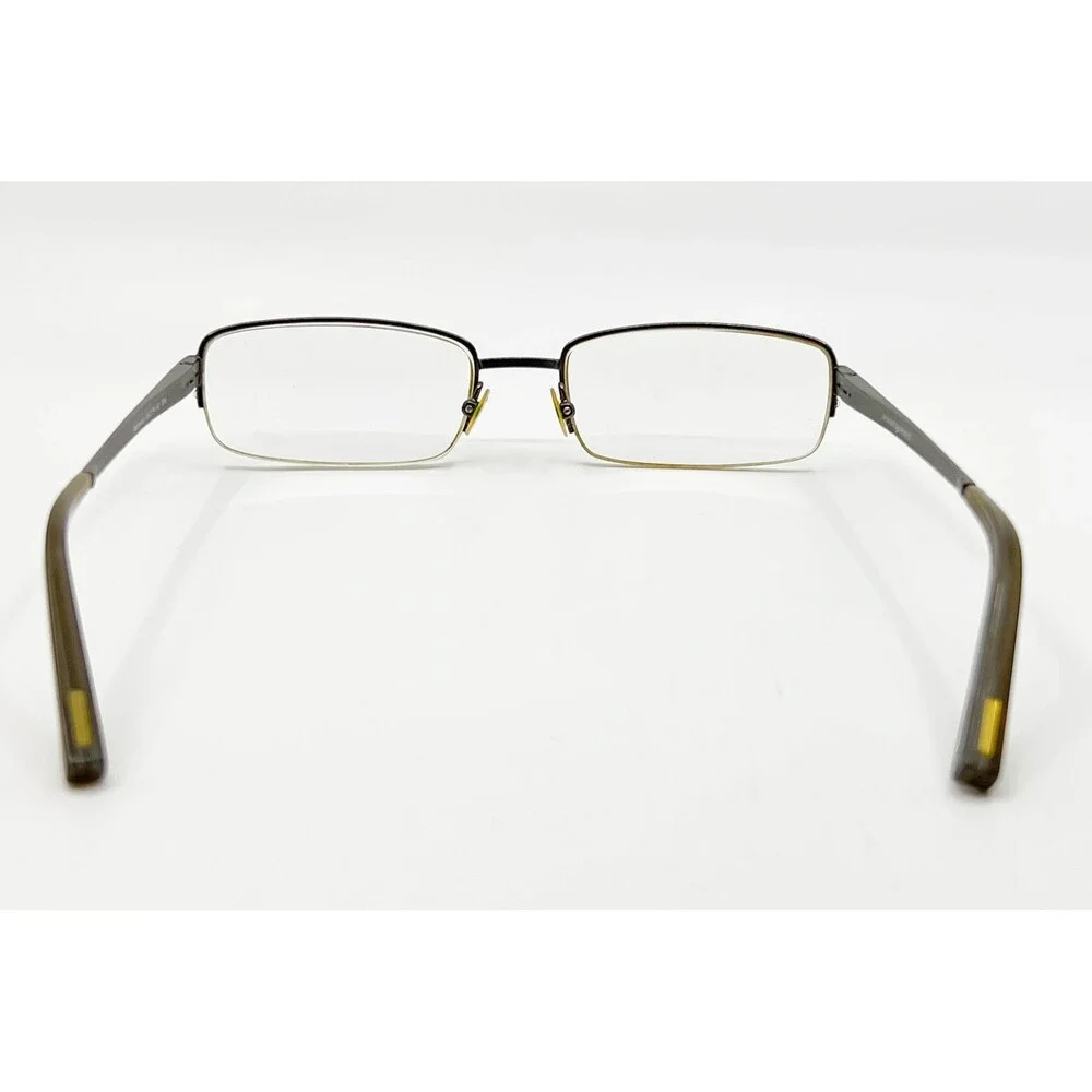 Jhane Barnes Eyeglasses Mens Gunmetal Perpetual Rectangle Frames 55-19-140
